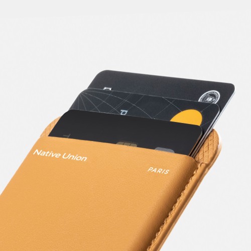 (RE)CLASSIC CARD WALLET KRAFT, чехол для пластиковых карт Native Union, цвет: крафт