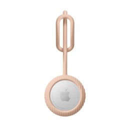 CURVE AIRTAG CASE чехол защитный для AirTag, цвет: персиковый