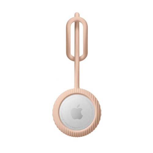 CURVE AIRTAG CASE чехол защитный для AirTag, цвет: персиковый