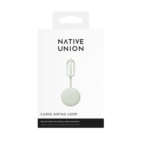 CURVE AIRTAG CASE чехол защитный для AirTag, цвет: светло-зеленый