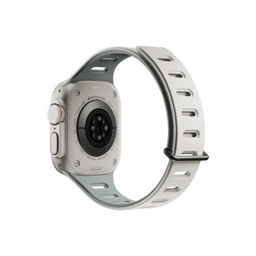 Ремешок для часов APPLE WATCH Magnetic 42/44/45/49MM, зеленый/серый