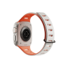 Ремешок для часов Apple Watch,Magnetic 42/44/45/49MM, оранжевый/серый