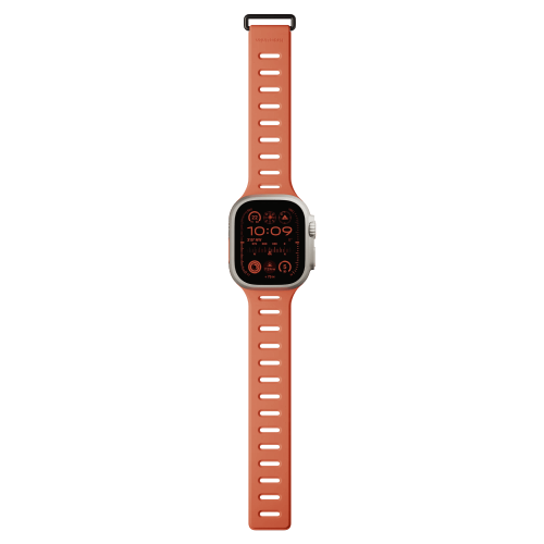 Ремешок для часов Apple Watch,Magnetic 42/44/45/49MM, оранжевый/серый