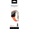 Ремешок для часов Apple Watch,Magnetic 42/44/45/49MM, оранжевый/серый