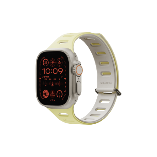 Ремешок для часов APPLE WATCH Magnetic 42/44/45/49MM,желтый/серый