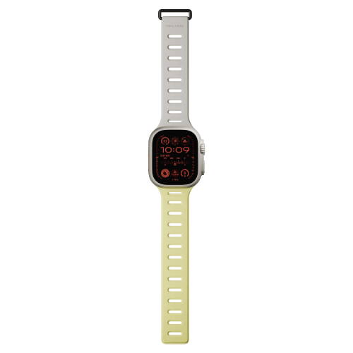 Ремешок для часов APPLE WATCH Magnetic 42/44/45/49MM,желтый/серый