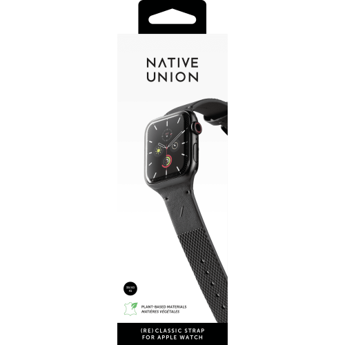 Ремешок для часов (RE)CLASSIC STRAP FOR APPLE WATCH 40MM , черный