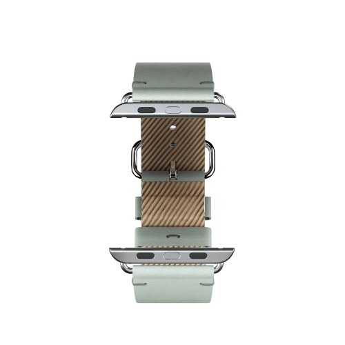 Ремешок для часов Apple Watch  44мм, кожаный, светло зелёный