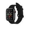 Ремешок для часов Apple Watch  40мм, cиликоновый черный