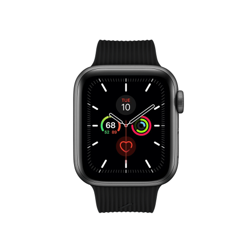 Ремешок для часов Apple Watch  40мм, cиликоновый черный