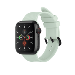 Ремешок для часов Apple Watch  40мм, cиликоновый зелёный