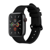 Ремешок для часов Apple Watch  44мм, cиликоновый черный