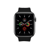Ремешок для часов Apple Watch  44мм, cиликоновый черный