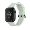 Ремешок для часов Apple Watch  44мм, cиликоновый зелёный