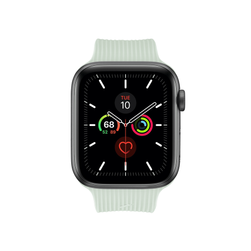 Ремешок для часов Apple Watch  44мм, cиликоновый зелёный