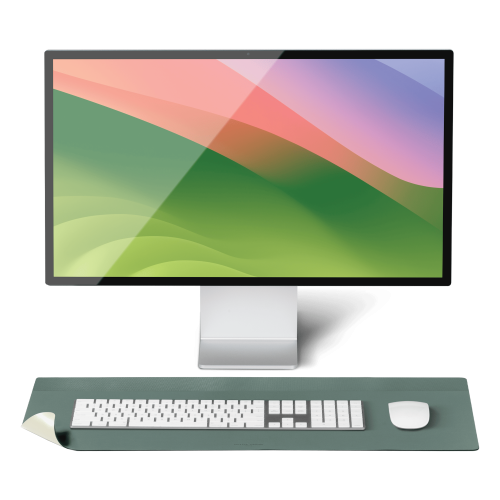 Настольный коврик DESK MAT SLATE GREEN / SAND STONE, цвет: зеленый/песчаник
