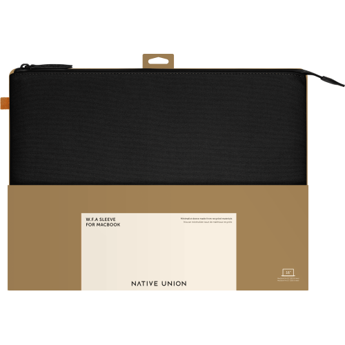 Защитный чехол STOW LITE SLEEVE FOR MACBOOK 16", цвет: черный