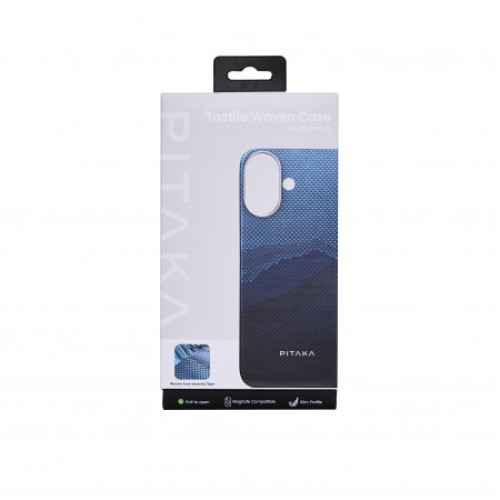 Чехол Pitaka StarPeak Tactile Woven case для iPhone 16, Over The Horizon