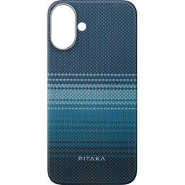 Чехол Pitaka Tactile Woven case для iPhone 16 - Moonrise