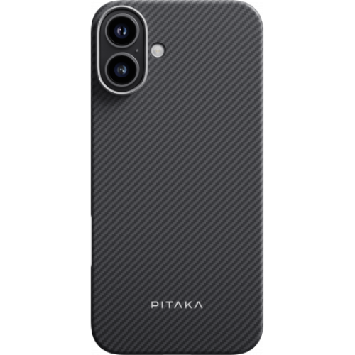 Чехол Pitaka Ultra-Slim Case для iPhone 16, черный