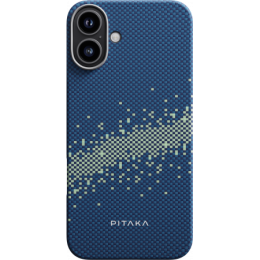 Чехол Pitaka StarPeak Tactile Woven case для iPhone 16 Plus, Milky Way Galaxy