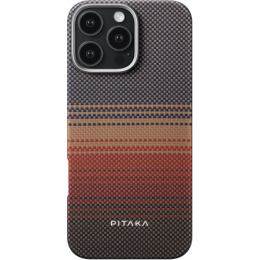 Чехол Pitaka Tactile Woven case для iPhone 16 Pro Max - Sunset