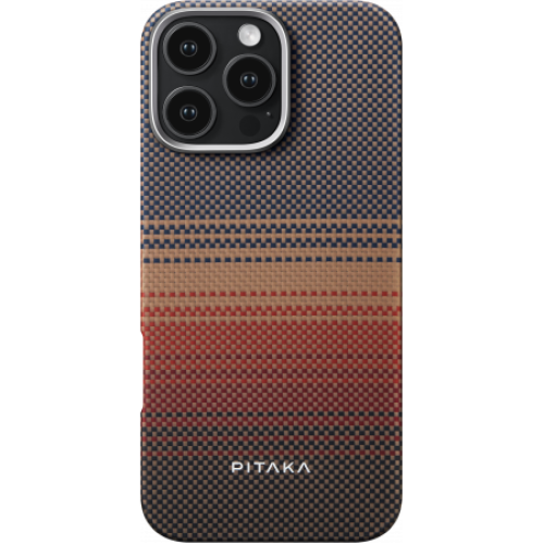 Чехол Pitaka Tactile Woven case для iPhone 16 Pro Max - Sunset