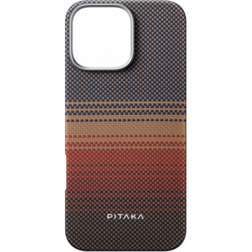 Чехол Pitaka Tactile Woven case для iPhone 16 Pro Max - Sunset