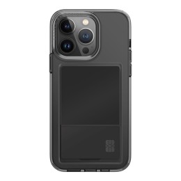 Фирменный чехол UNIQ Air Fender ID (Cardslot) для iPhone 15 Pro тёмный