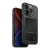 Фирменный чехол UNIQ Air Fender ID (Cardslot) для iPhone 15 Pro тёмный