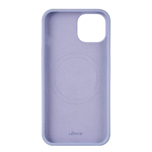 Чехол защитный uBear Touch Mag Case для iPhone 15, MagSafe совместимый, лавандовый