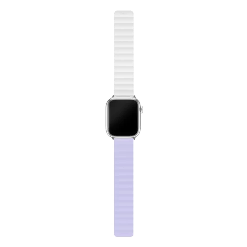 Ремешок uBear Mode для Apple Watch S/M (38, 40, 41 мм), силиконовый, лавандовый/белый