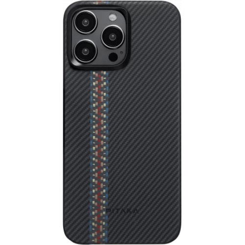 Чехол Pitaka Fusion Weaving MagEZ Case 4 для iPhone 15 Pro Max (6.7"), кевлар (арамид), Rhapsody