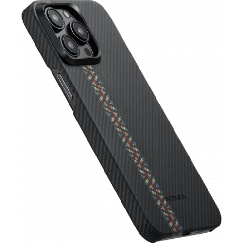 Чехол Pitaka Fusion Weaving MagEZ Case 4 для iPhone 15 Pro Max (6.7"), кевлар (арамид), Rhapsody