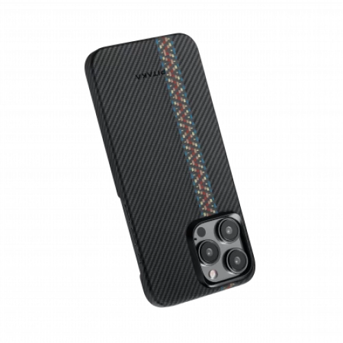 Чехол Pitaka Fusion Weaving MagEZ Case 4 для iPhone 15 Pro Max (6.7"), кевлар (арамид), Rhapsody