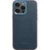 Противоударный чехол Pitaka MagEZ Pro 4 для iPhone 15 Pro (6.1"), кевлар (арамид), синий