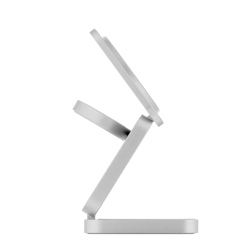 Беспроводное зарядное устройство uBear Balance  с поддержкой MagSafe, серебристый