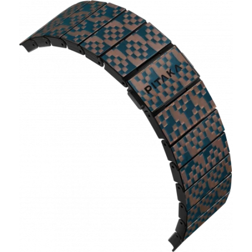 Карбоновый браслет Pitaka для Apple Series 9-1, SE и Ultra 2 / Ultra (38/40/41/42/44/45/49мм), stairs