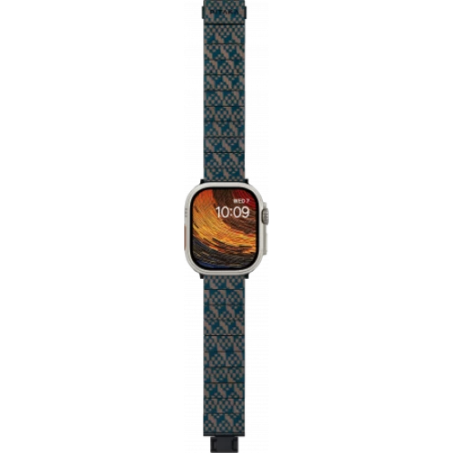 Карбоновый браслет Pitaka для Apple Series 9-1, SE и Ultra 2 / Ultra (38/40/41/42/44/45/49мм), stairs