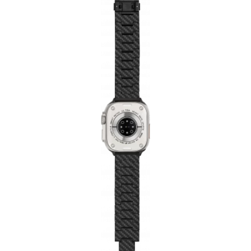 Карбоновый браслет Pitaka для Apple Series 9-1, SE и Ultra 2 / Ultra (38/40/41/42/44/45/49мм), stairs