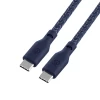 Зарядный кабель uBear Trend, USB-C/USB-С, 60Вт, 1,2м, синий