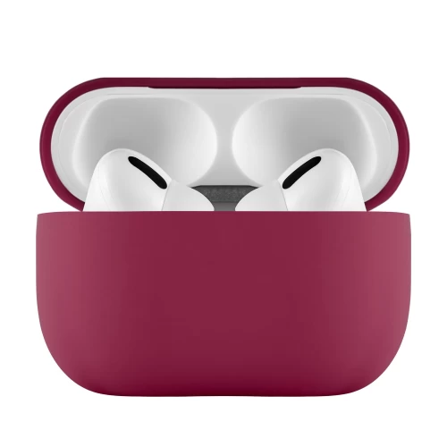 Защитный чехол AirPods Pro 2 Touch Pro Silicone Case, 1,5 мм усиленный, тёмно-фиолетовый