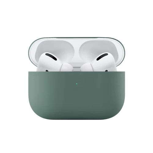 Ультратонкий силиконовый чехол Touch Case for AirPods Pro (всего 0,8 мм), зелёный