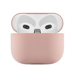 Ультратонкий силиконовый чехол Touch Case для AirPods 3, розовый