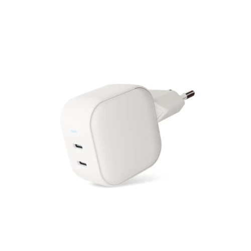Сетевое зарядное устройство VLP G-Charge 45Вт USB-C+USB-С, PD, QC, белый