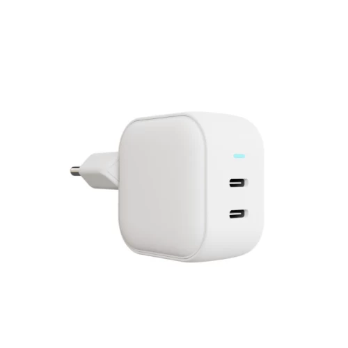 Сетевое зарядное устройство VLP G-Charge 45Вт USB-C+USB-С, PD, QC, белый