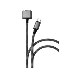 Дата-кабель VLP Cable USB C - MagSafe, 2.0м, серый космос