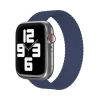 Ремешок нейлоновый плетёный VLP для Apple Watch 38/40/41, L/XL, 2шт, тёмно-синий