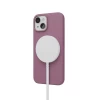 Чехол защитный VLP Aster Case с MagSafe для iPhone 14/15, пудровый