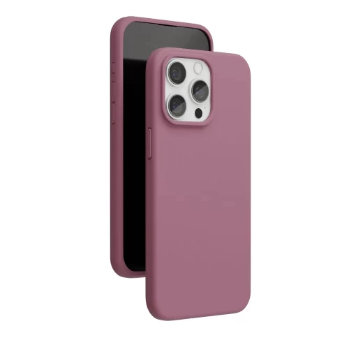 Чехол защитный VLP Aster Case с MagSafe для iPhone 15 ProMax, пудровый